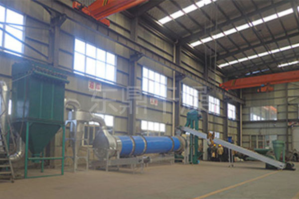 平頂山30噸豆渣烘干機生產(chǎn)現(xiàn)場